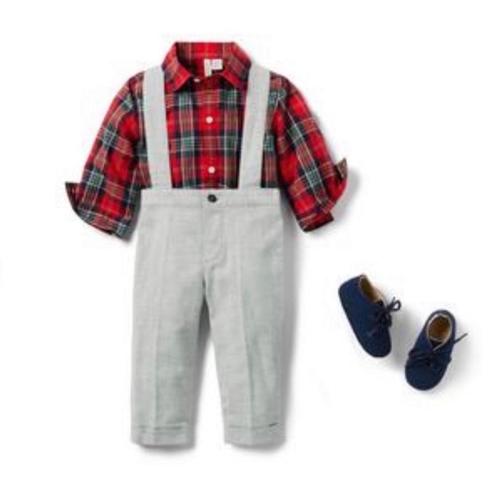 Janie and Jack Christmas Boy outfit